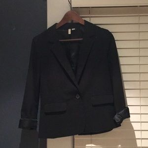 Classic black blazer, like new condition.